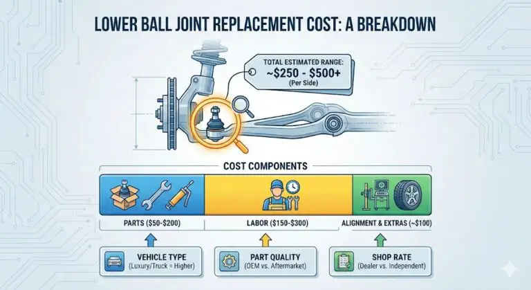 lower ball joint replacement cost
