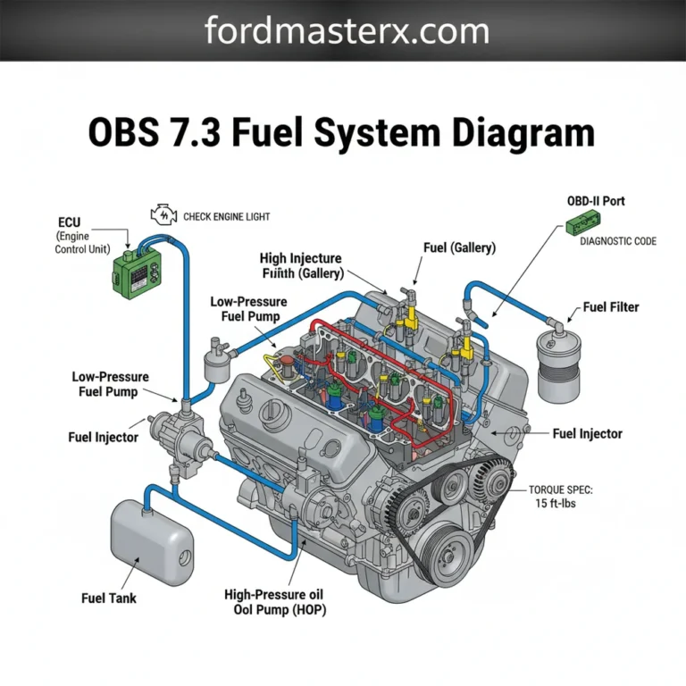 obs 7.3 fuel system diagram diagram with labeled components and explanations