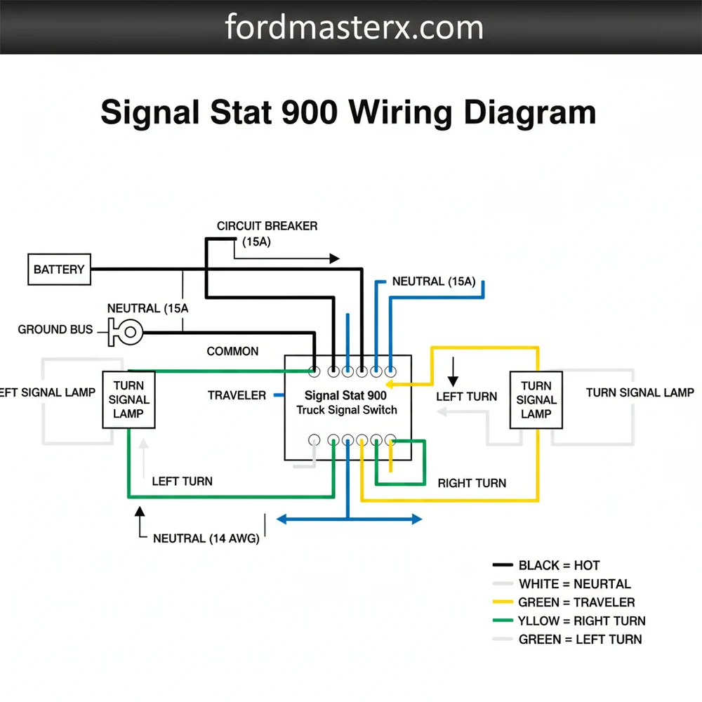 signal stat 900 wiring diagram diagram with labeled components and explanations