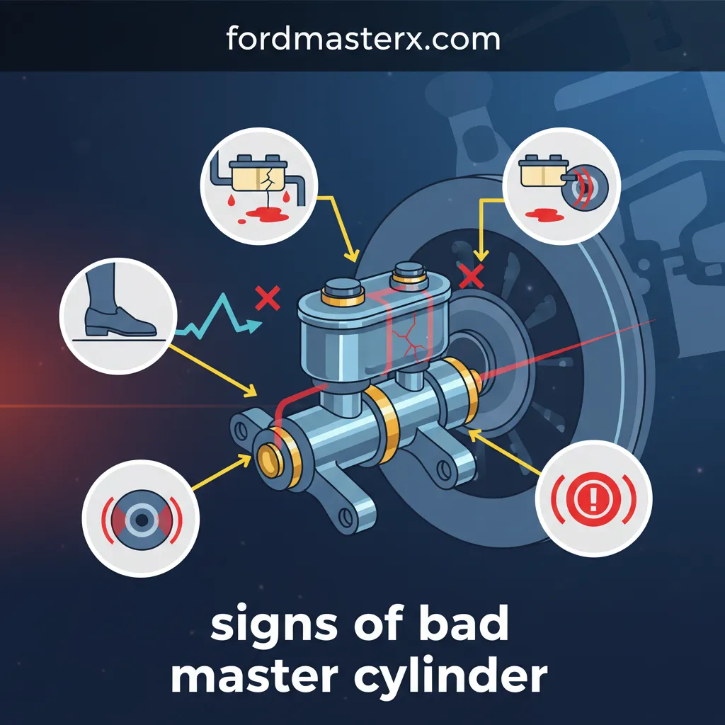 signs of bad master cylinder