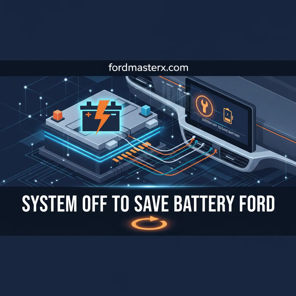 system off to save battery ford