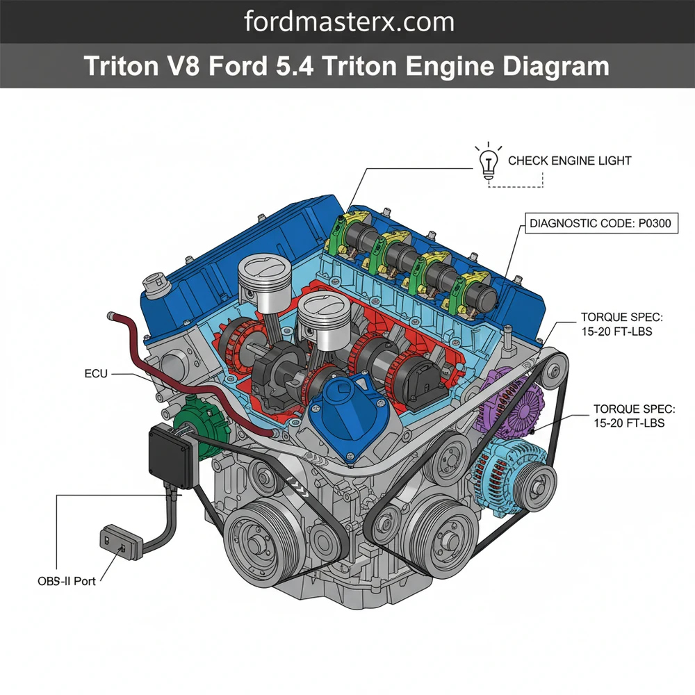 Triton V8 Ford 5.4 Triton Engine Diagram: Complete Guide