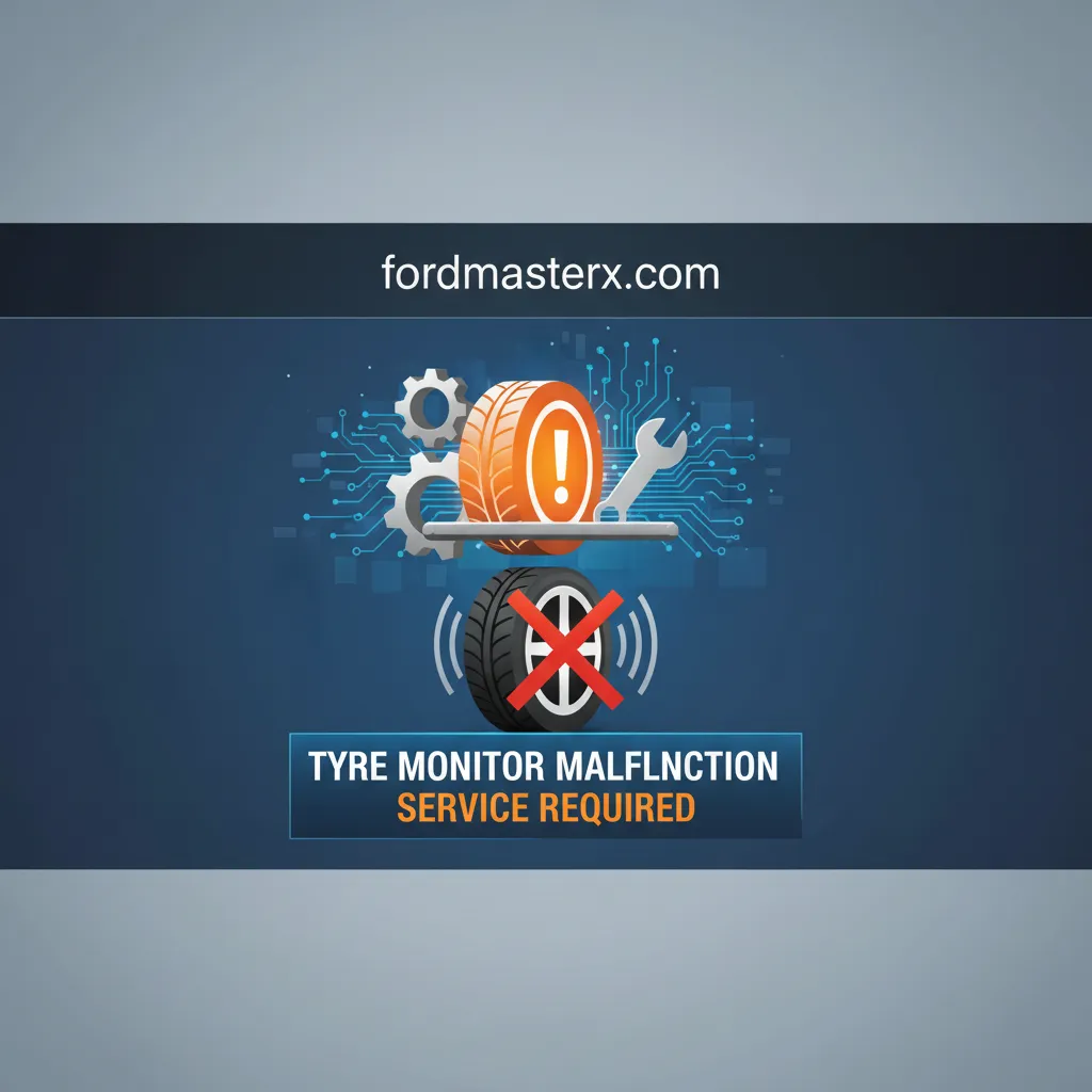 tyre monitor malfunction service required