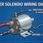 what wires go to the starter solenoid