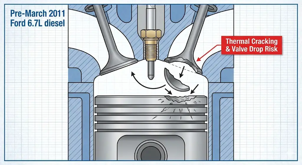 Exhaust Valve Dropping
