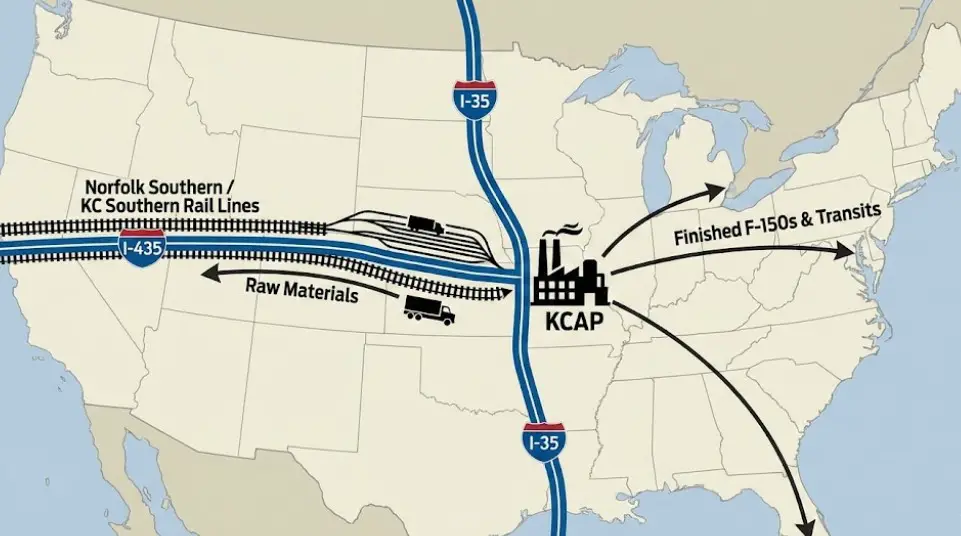 KCAP Logistics and Location Map