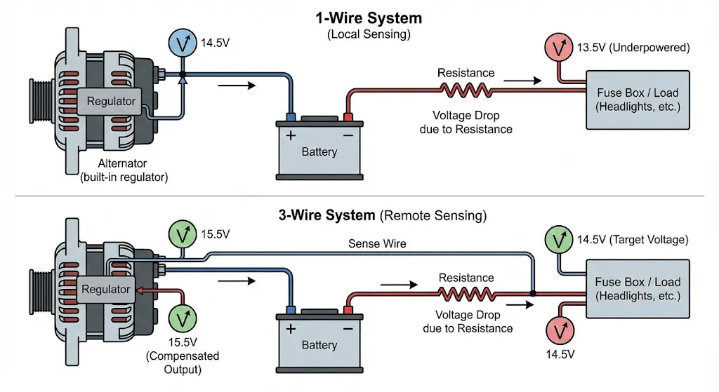 Principle of Remote Voltage Sensing