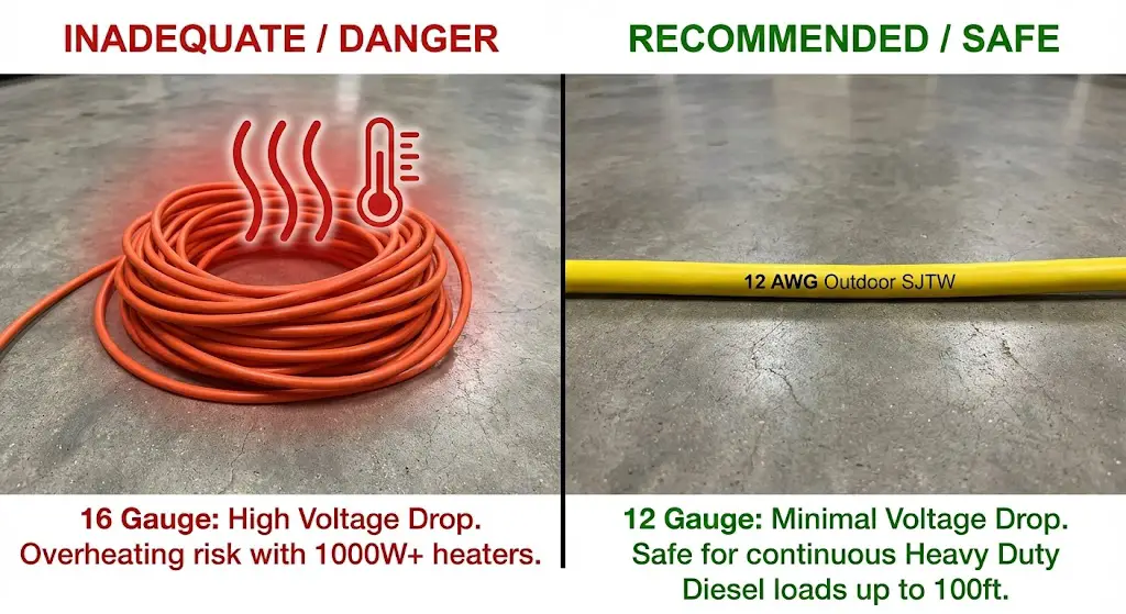 Recommended Wire Gauges