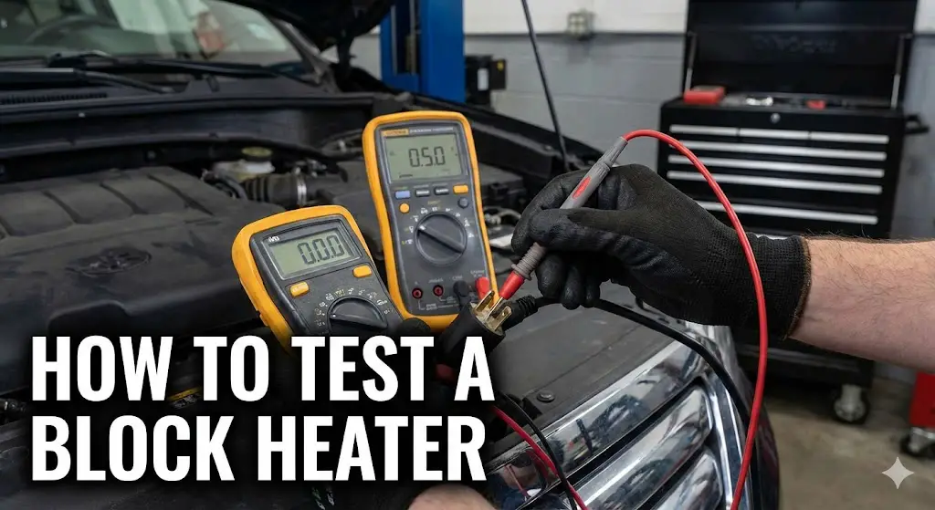 how to test block heater
