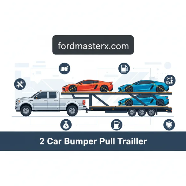 2 car bumper pull trailer featured
