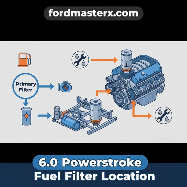 6.0 Powerstroke Fuel Filter Location: Finding Both Filters