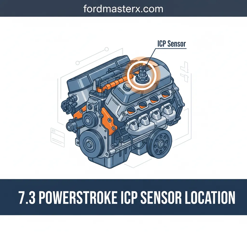 7.3 powerstroke icp sensor location