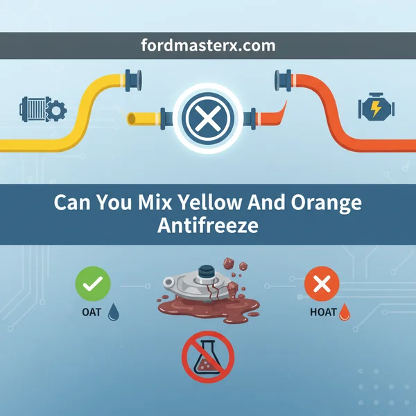 Can You Mix Yellow and Orange Antifreeze? Risks & Results
