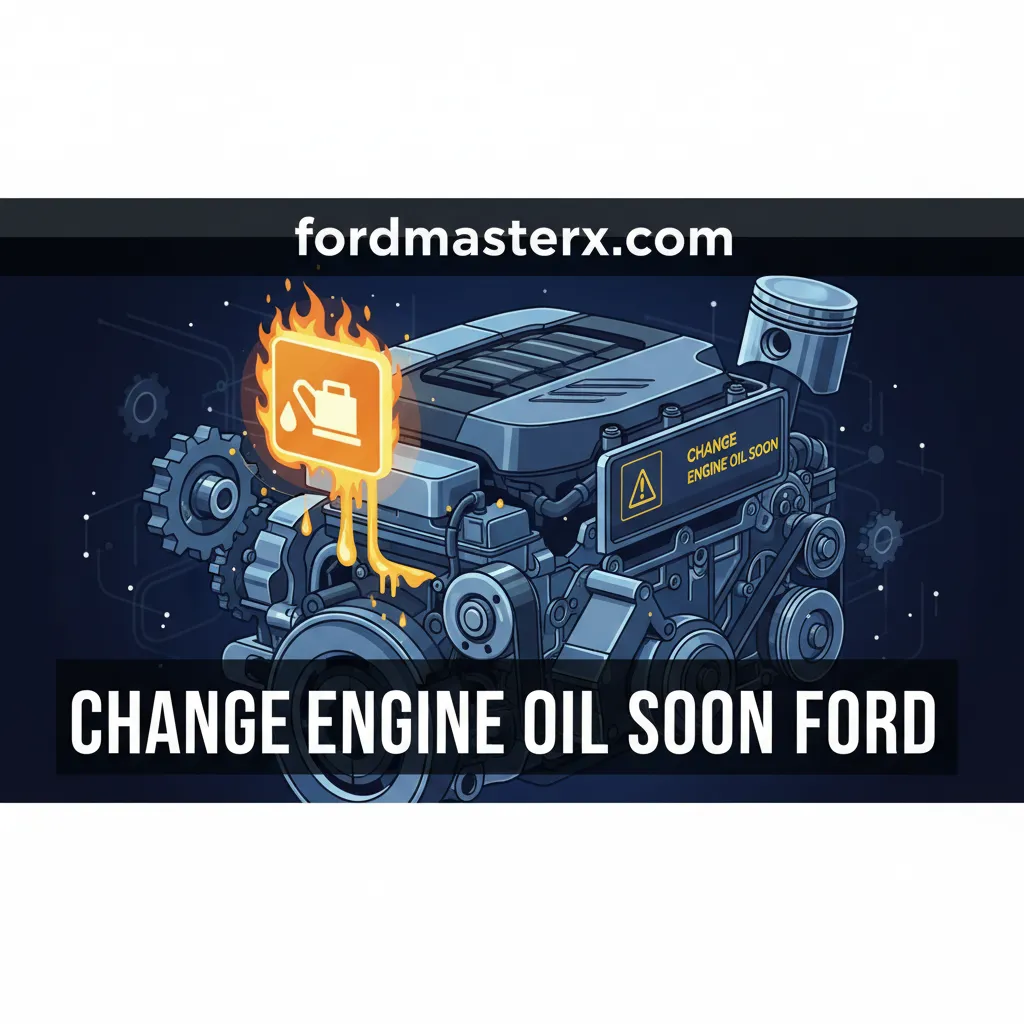 change engine oil soon ford
