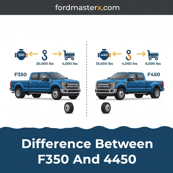 difference between f350 and f450 featured