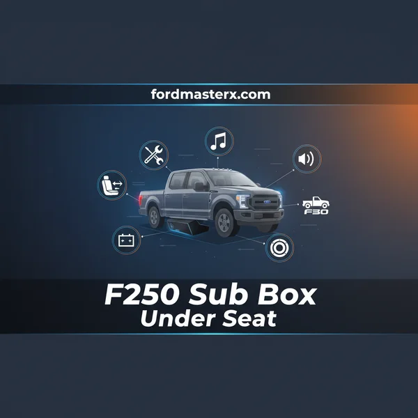 f250 sub box under seat featured