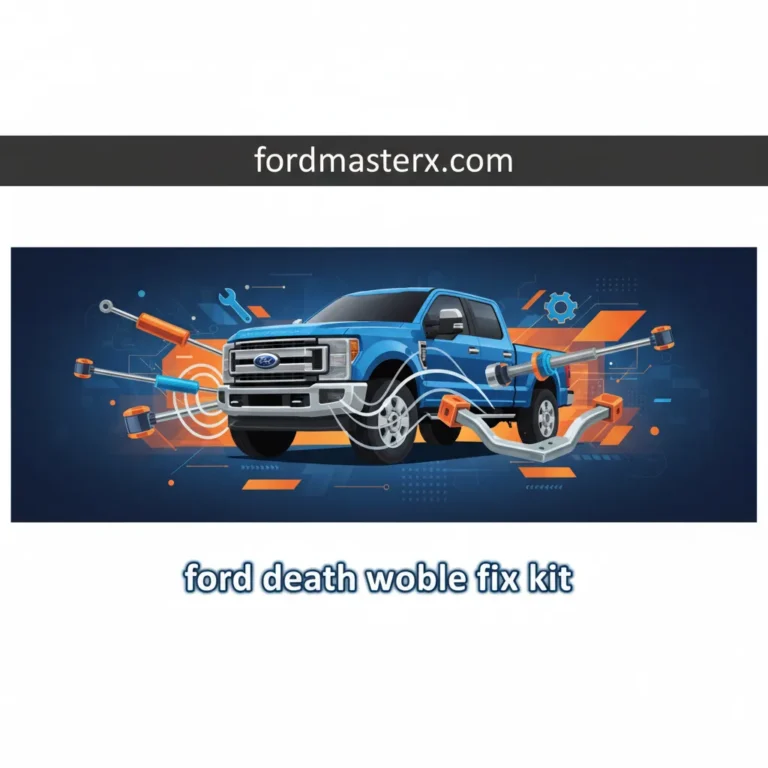 Ford Death Wobble Fix Kit: Identifying, Troubleshooting, And Resolving Steering Oscillation