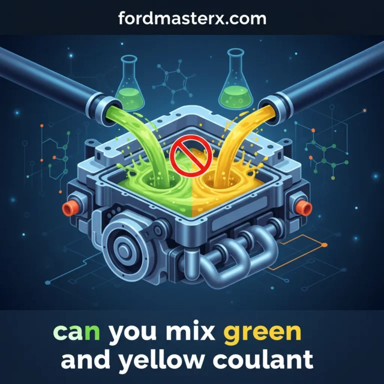 Can You Mix Green And Yellow Coolant: Chemical Compatibility And System Health