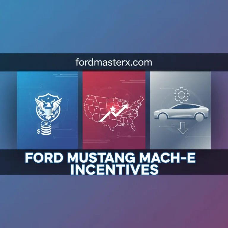 Ford Mustang Mach-E Incentives: Federal, State, And Manufacturer Financial Benefits Explained