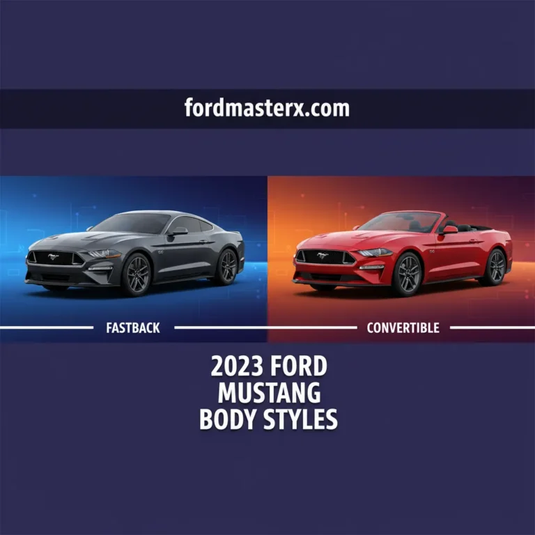 2023 Ford Mustang Body Styles: Fastback And Convertible Configuration Guide