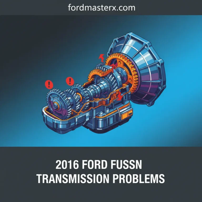 2016 Ford Fusion Transmission Problems: Diagnostic Guide And Repair Solutions