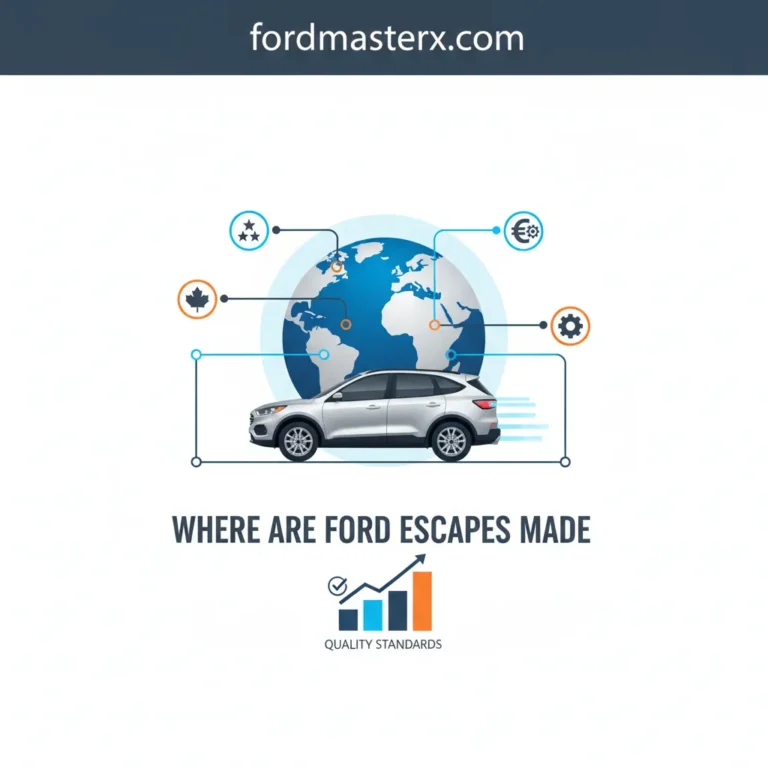 Where Are Ford Escapes Made: Manufacturing Locations And Quality Standards