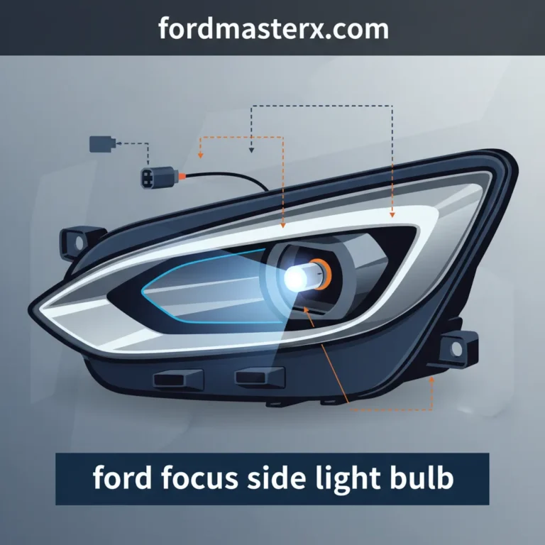 Ford Focus Side Light Bulb: Identification, Technical Specifications, And Professional Replacement Procedures