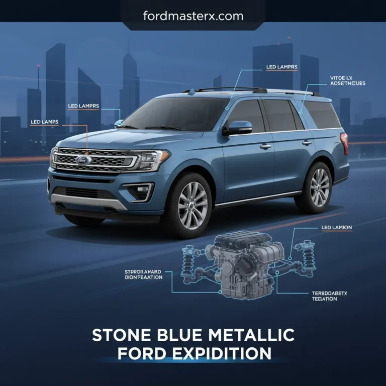 Stone Blue Metallic Ford Expedition Exterior Design And Trim Specifications