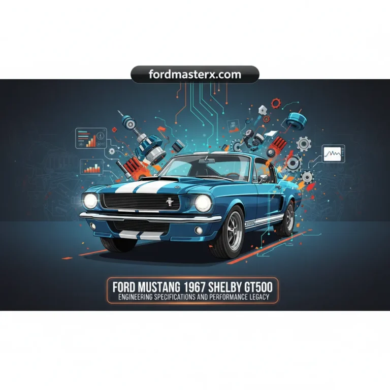 Ford Mustang 1967 Shelby Gt500: Engineering Specifications And Performance Legacy