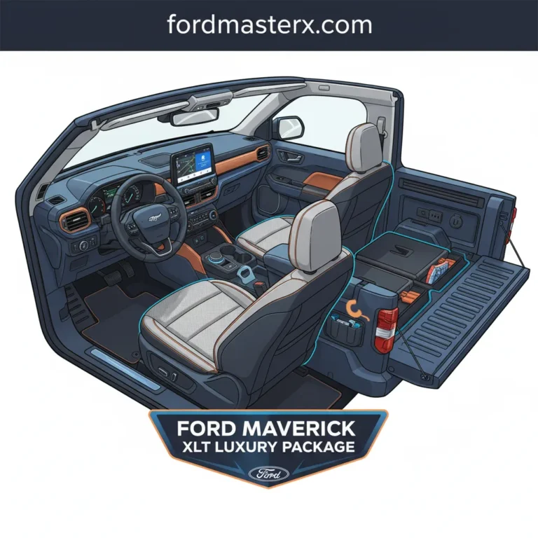 Ford Maverick Xlt Luxury Package Interior Upgrades, Utility Features, And Pricing Analysis