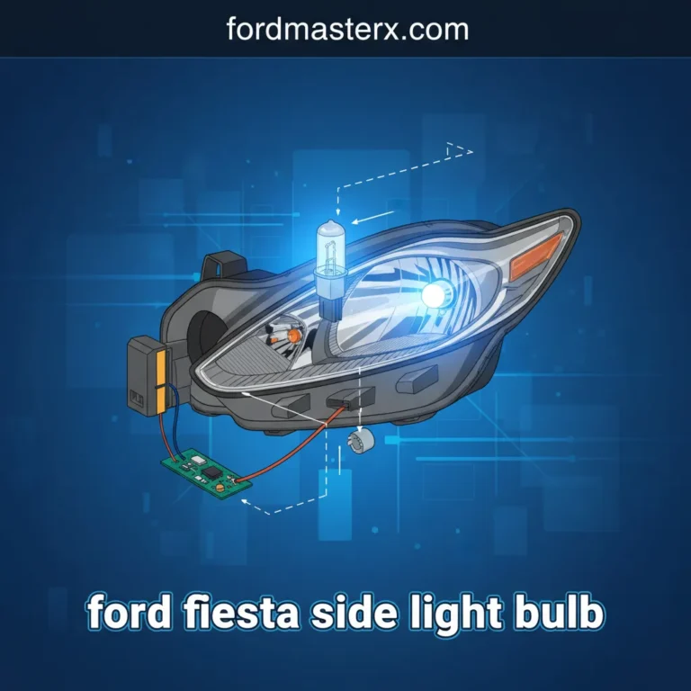 Ford Fiesta Side Light Bulb Specifications And Professional Replacement Procedures