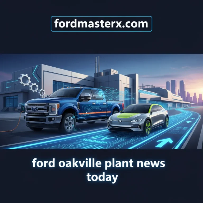 Ford Oakville Plant News Today: Super Duty Production Shift And Ev Roadmap Updates