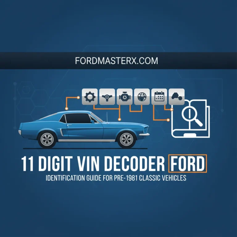 11 Digit Vin Decoder Ford: Identification Guide For Pre-1981 Classic Vehicles
