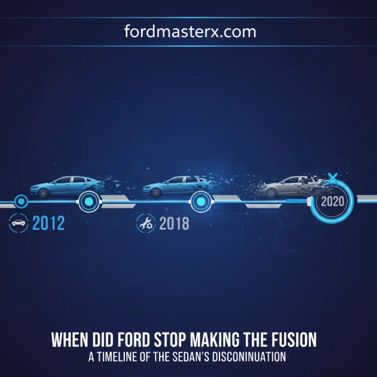 When Did Ford Stop Making The Fusion: A Timeline Of The Sedan’S Discontinuation