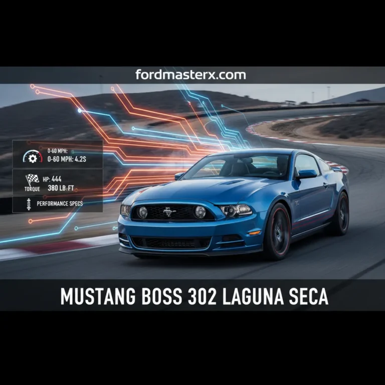 Mustang Boss 302 Laguna Seca: Performance Specs And Track Engineering