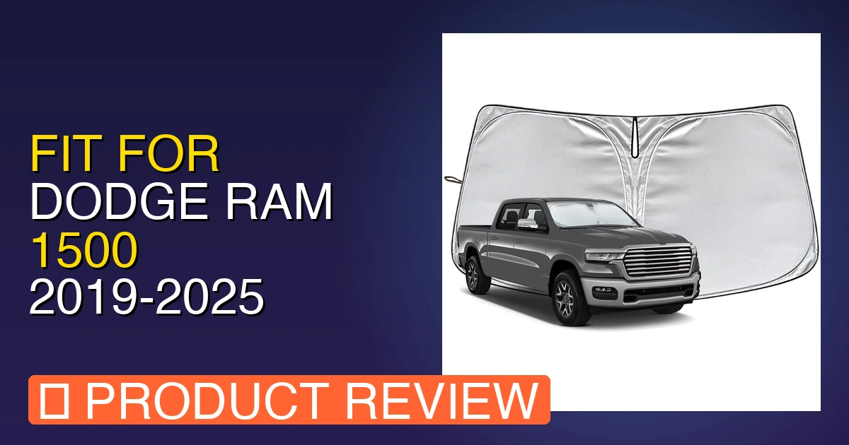 featured fit for dodge ram 1500 20192025 windshield sunshad
