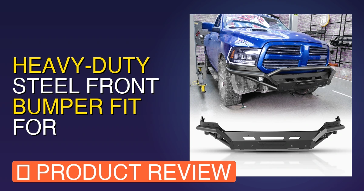 featured heavyduty steel front bumper fit for 20132018 ram