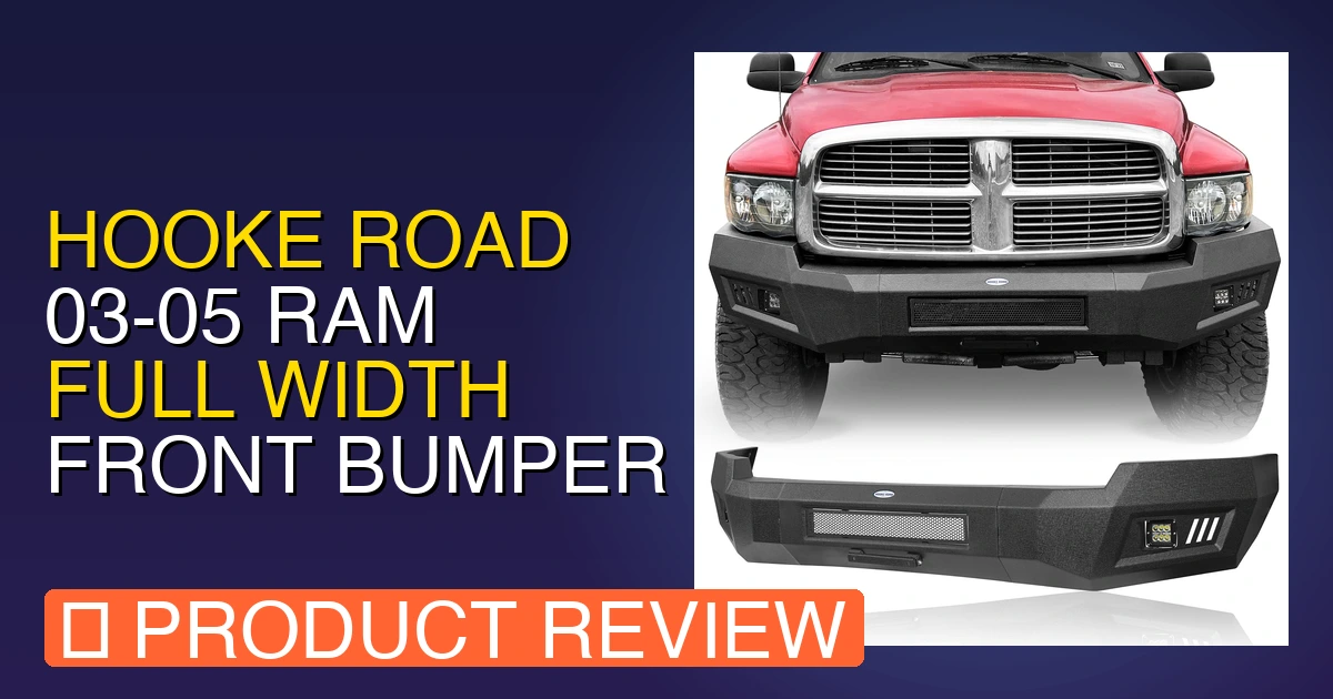 featured hooke road 0305 ram full width front bumper for 20