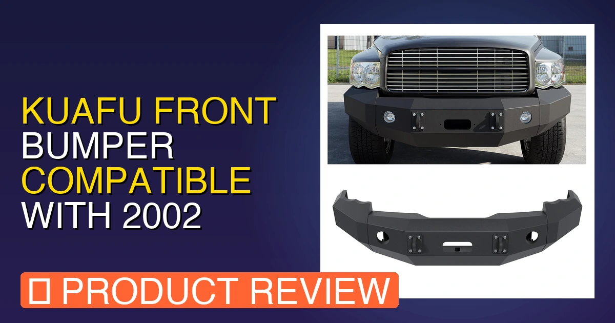 featured kuafu front bumper compatible with 2002 2003 2004