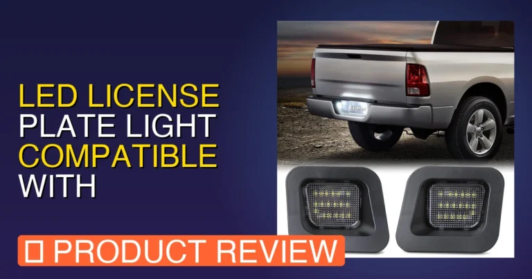 Ram 1500 License Plate Light Bulb Size: LED License Plate Light Compat