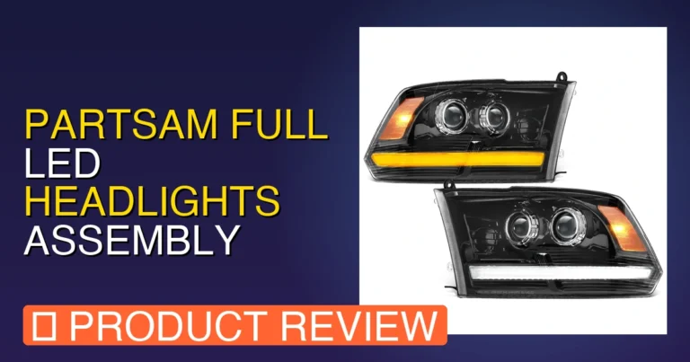 Partsam Full LED Headlights Assembly Compatible: Ram 2500 LED Review
