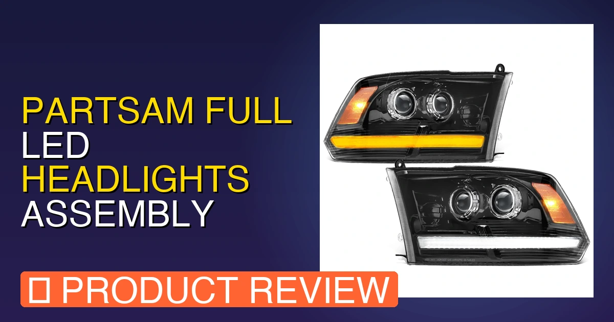 featured partsam full led headlights assembly compatible wi