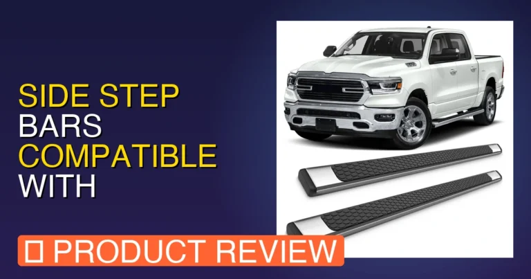 2022 Ram 1500 Running Boards: Side Step Bars Compatible with 2019 Revi