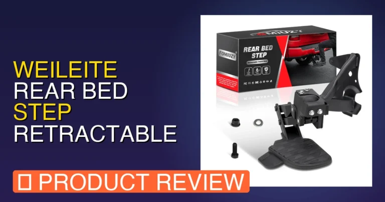 WEILEITE Rear Bed Step Retractable Truck: Best Ram 1500 Bed Step Revie