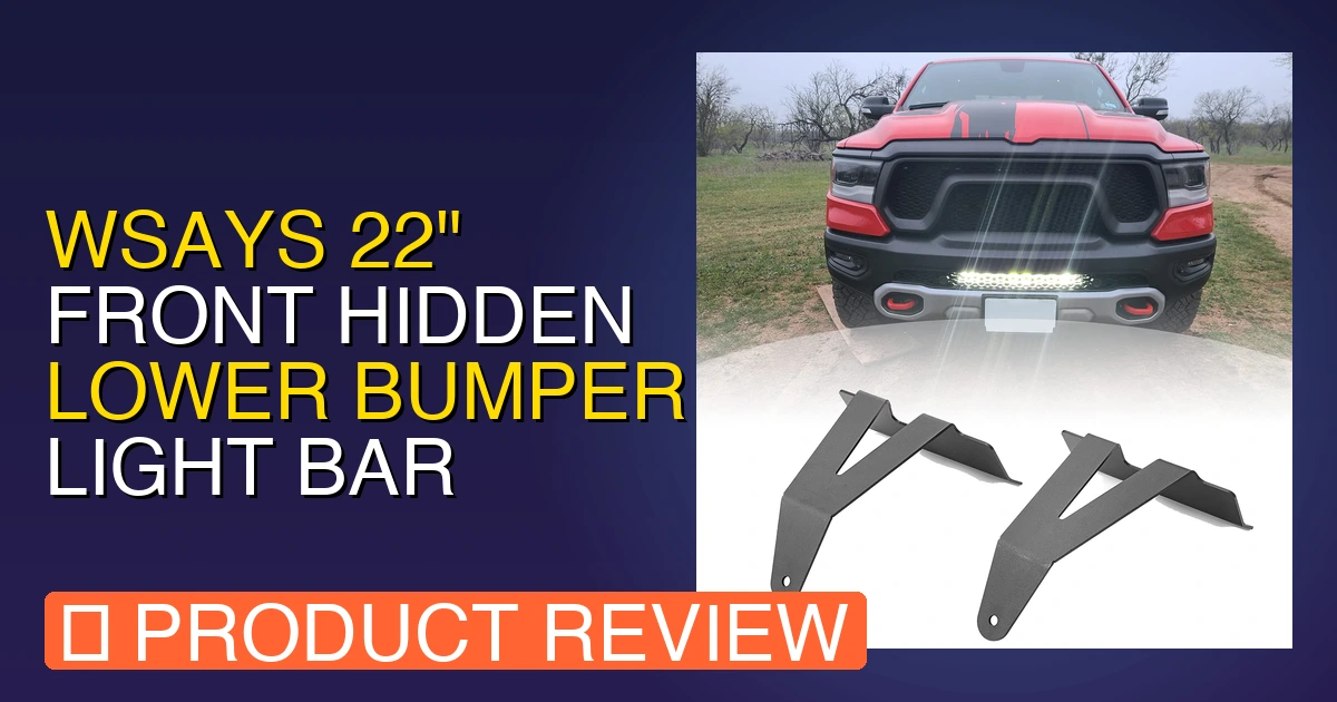 featured wsays 22 front hidden lower bumper light bar mount
