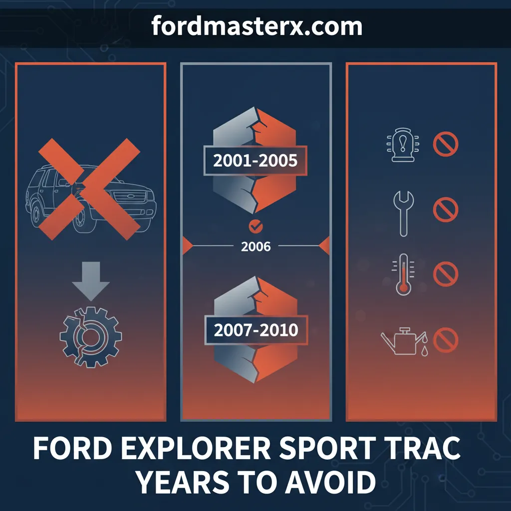 ford explorer sport trac years to avoid