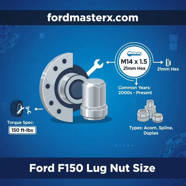 ford f150 lug nut size featured