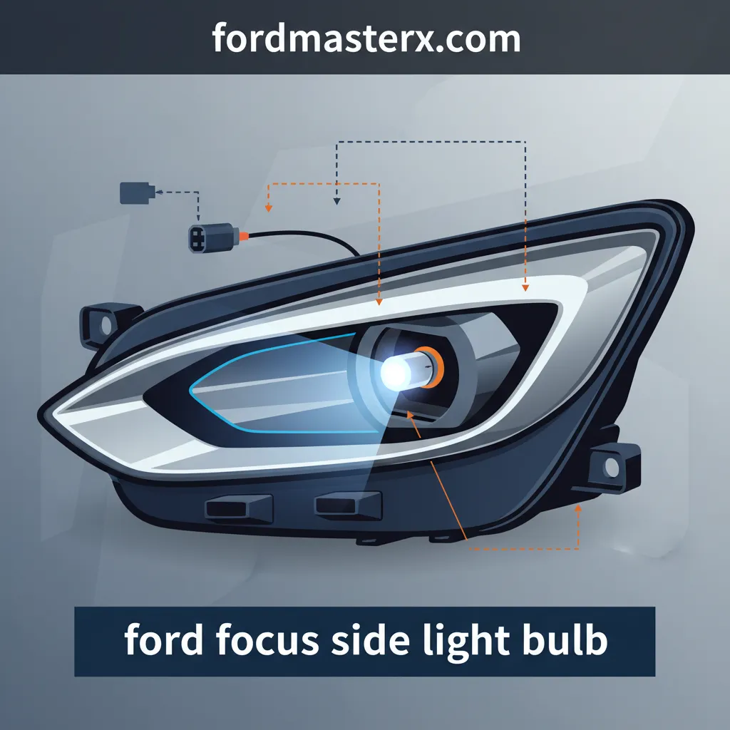 ford focus side light bulb