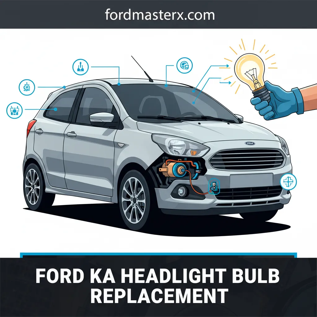 ford ka headlight bulb replacement