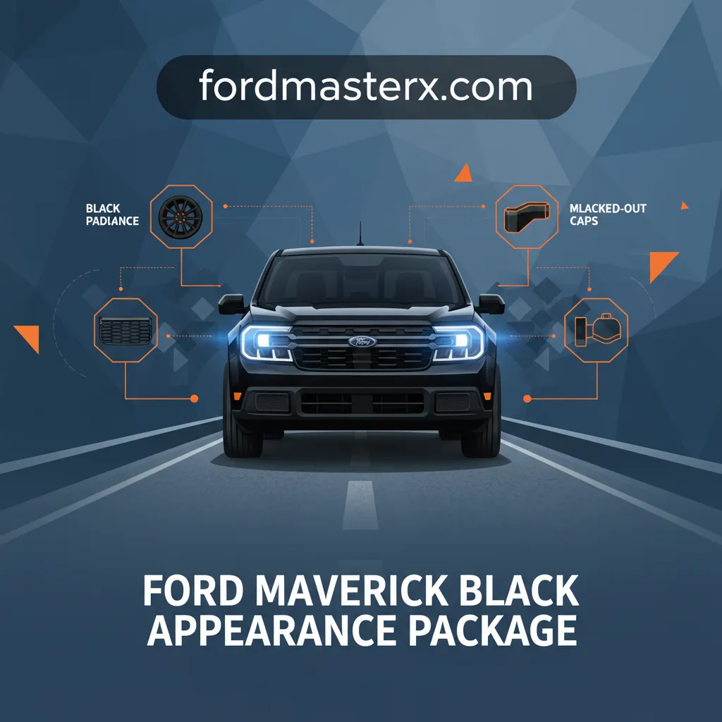 ford maverick black appearance package